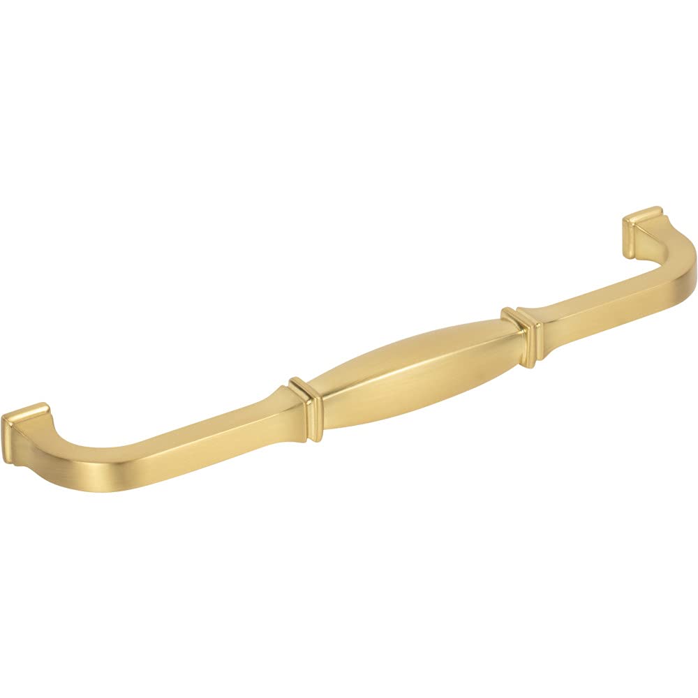 Jeffrey Alexander 278-192BG 192 mm Center-to-Center Brushed Gold Audrey Cabinet Pull