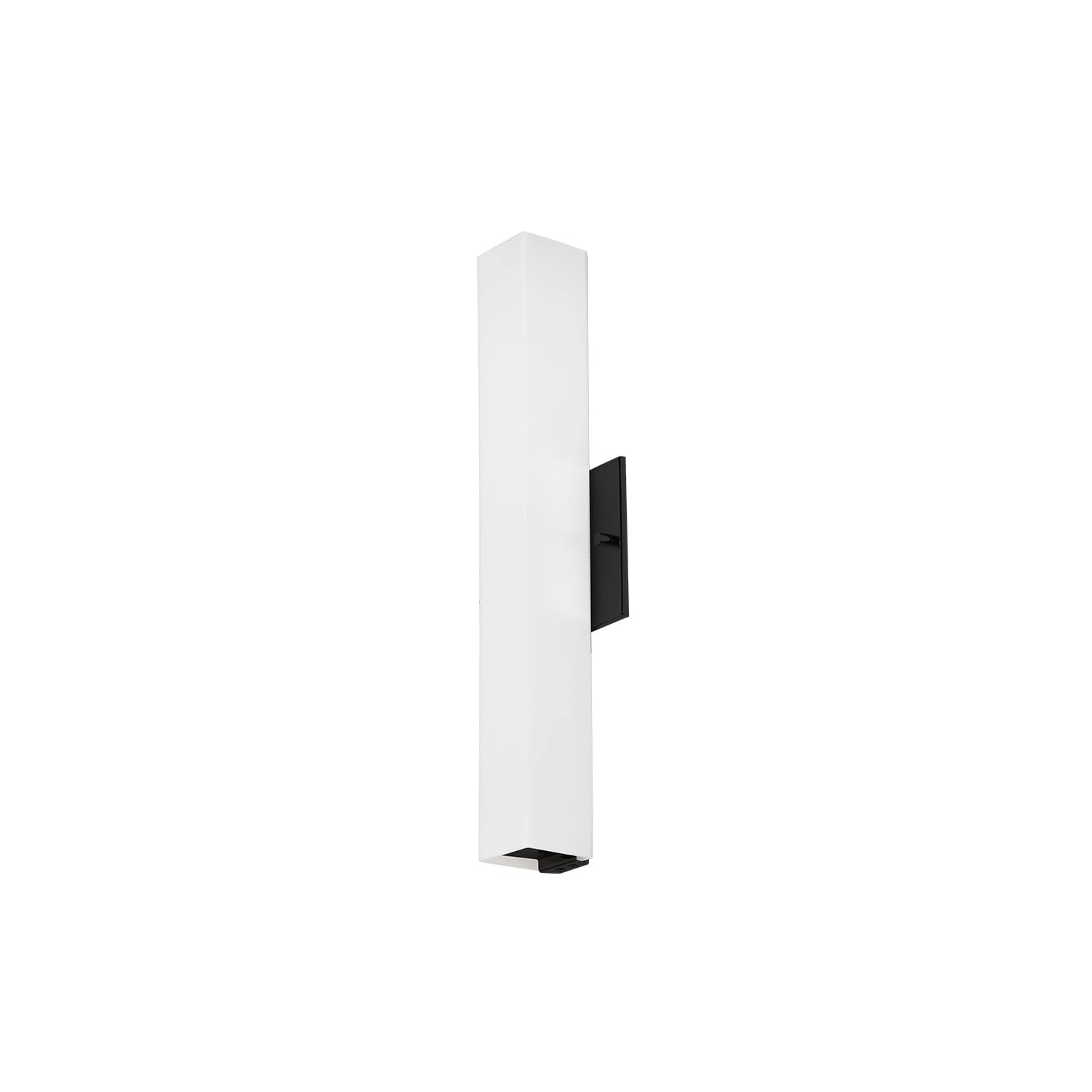 Kuzco WS8418-BK MELVILLE 18" WS Black 120V ELV LED 3000K 90CRI 21W