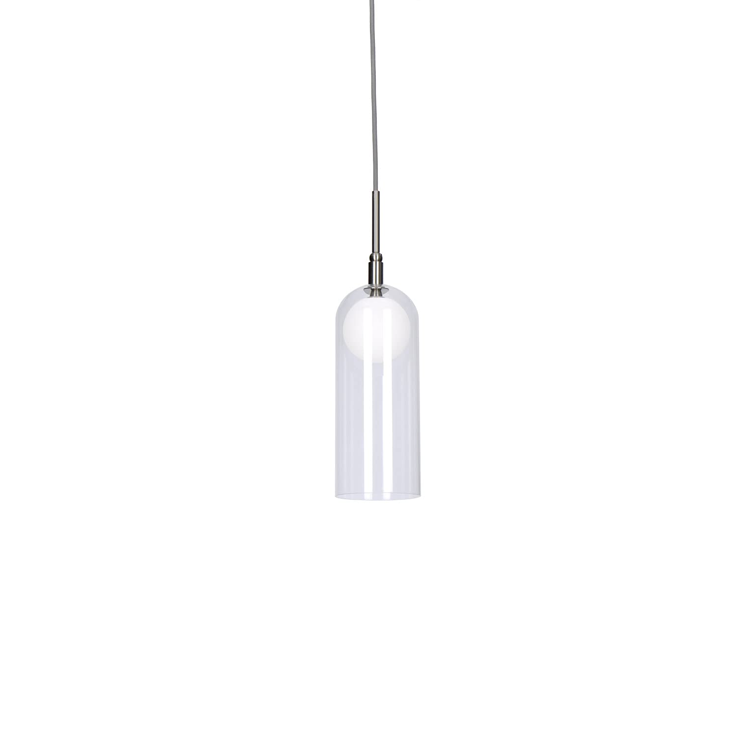 Kuzco PD19804-BN STYLO 4" PD Brushed Nickel 120V TRIAC/ELV LED 3000K 90CRI 8W