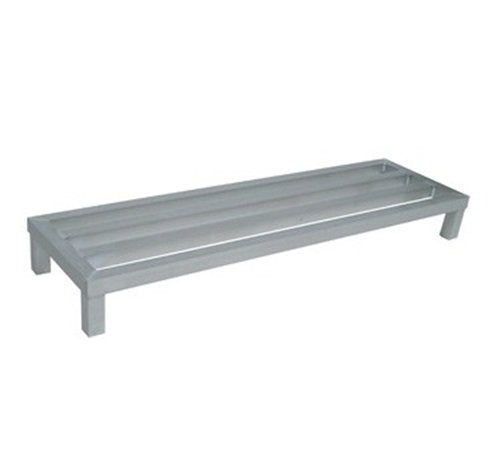John Boos ALJB602412 Aluminum Dunnage Rack, 60" Length x 24" Width 12" Height