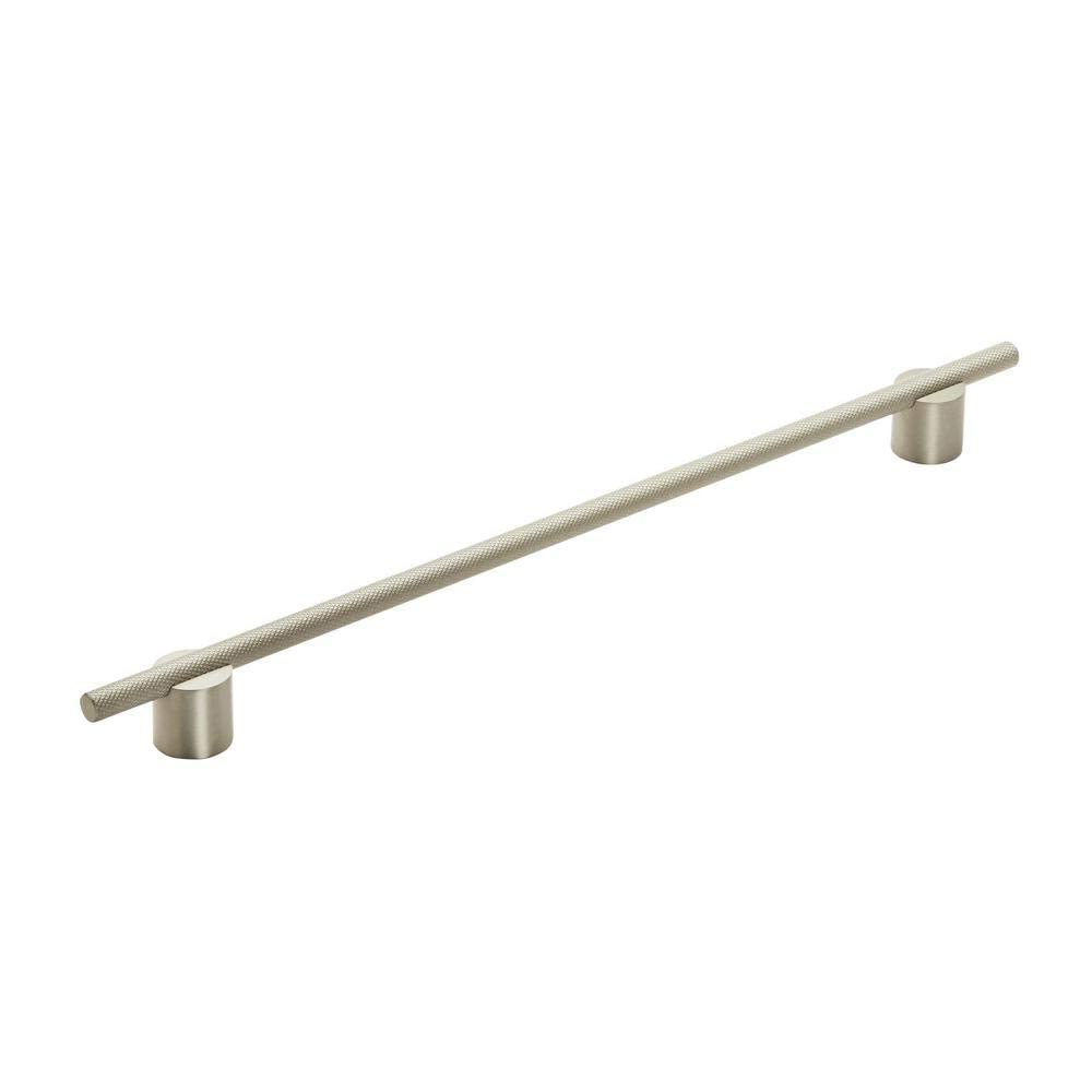 Amerock Cabinet Pull Silver Champagne 12-5/8 inch (320 mm) Center to Center Transcendent 1 Pack Drawer Pull Drawer Handle Cabinet Hardware