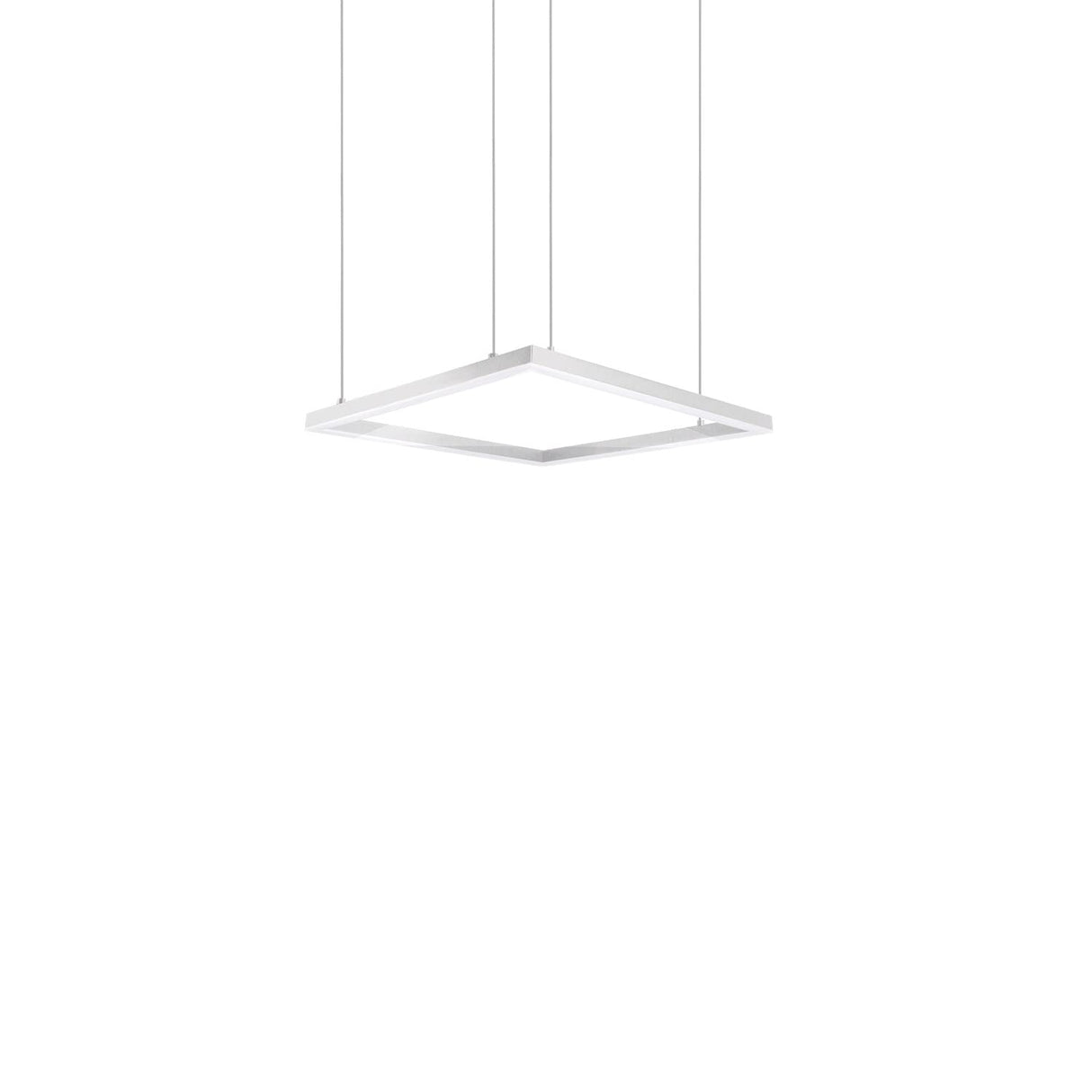 Kuzco PD88148-WH PIAZZA 48" PENDANT WH TEXTURED DOWN ONLY DUO CANOPY 930 TRIAC 120 103W
