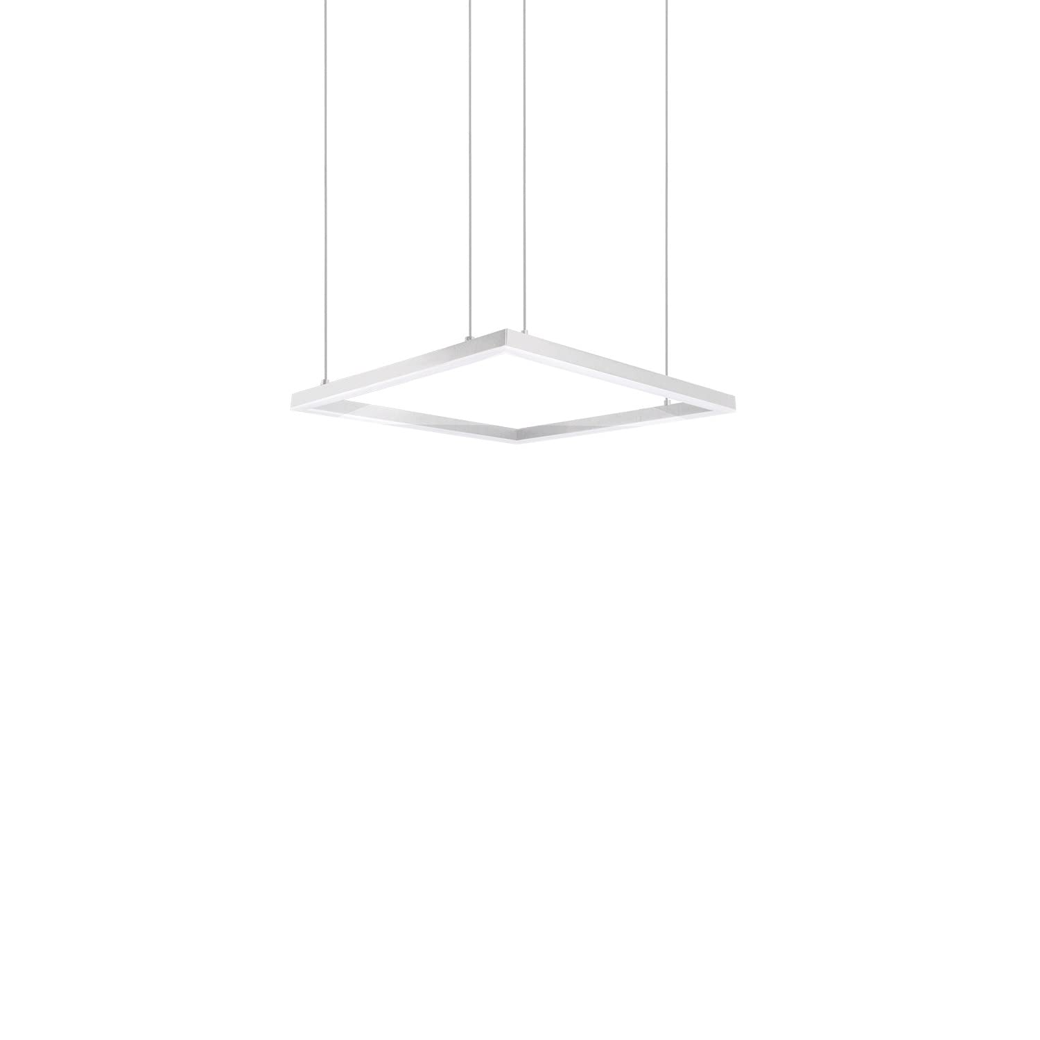 Kuzco PD88148-WH PIAZZA 48" PENDANT WH TEXTURED DOWN ONLY DUO CANOPY 930 TRIAC 120 103W