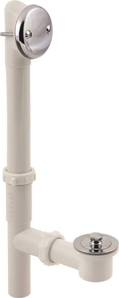 Gerber G0041550 Chrome Classics Pvc Lift & Turn Drain for Standard Tub
