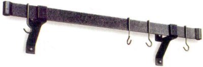 Enclume RB48 CP 48" Rolled End Bar Only CP (No Brackets or Hooks)