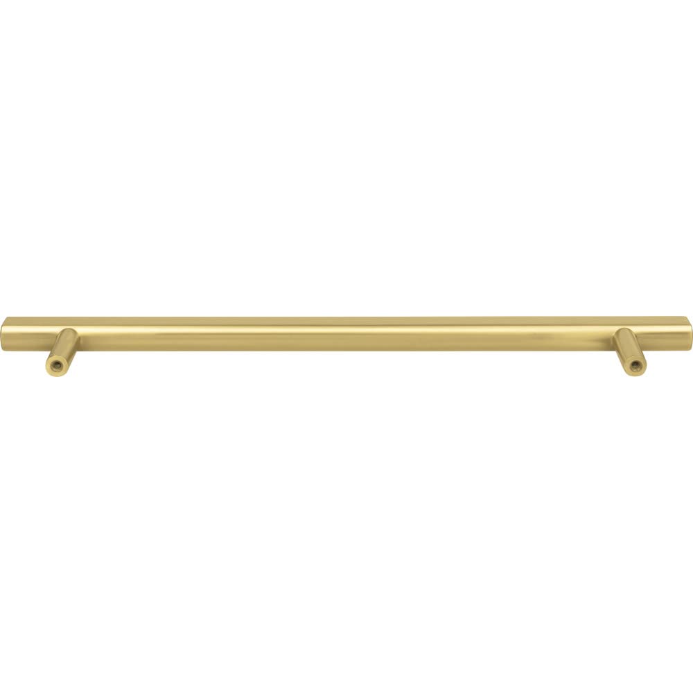 Jeffrey Alexander 845-12BG 12" Center-to-Center Brushed Gold Square Dominique Appliance Handle