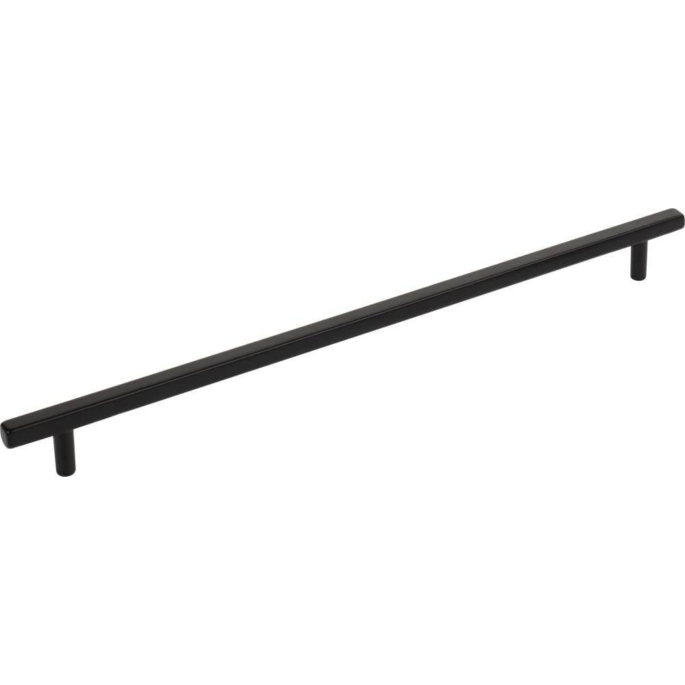 Jeffrey Alexander 845-305MB 305 mm Center-to-Center Matte Black Square Dominique Cabinet Bar Pull