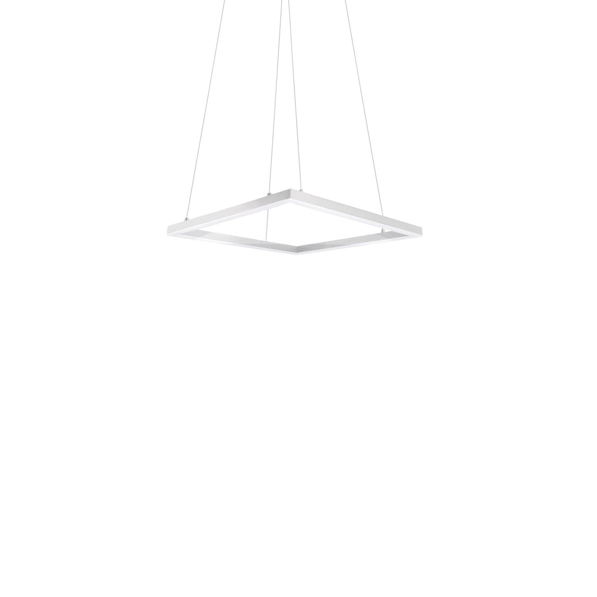 Kuzco PD88148-WH PIAZZA 48" PENDANT WH TEXTURED DOWN ONLY DUO CANOPY 930 TRIAC 120 103W