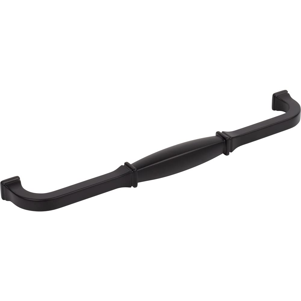 Jeffrey Alexander 278-224MB 224 mm Center-to-Center Matte Black Audrey Cabinet Pull