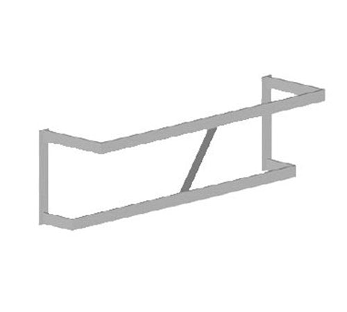 John Boos PRW24A Wall Mount Double Bar Pot Rack (108 W x 3.19 D 2 H (54 lbs.))