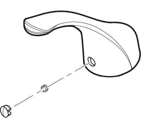 Pfister 940-802 Replacement Lever Handle, Black 940-802B