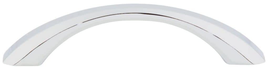 Jeffrey Alexander 678-96PC 96 mm Center-to-Center Polished Chrome Wheeler Cabinet Pull