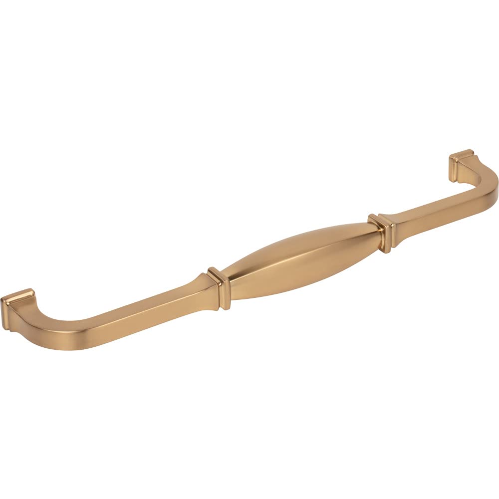 Jeffrey Alexander 278-18SBZ 18" Center-to-Center Satin Bronze Audrey Appliance Handle