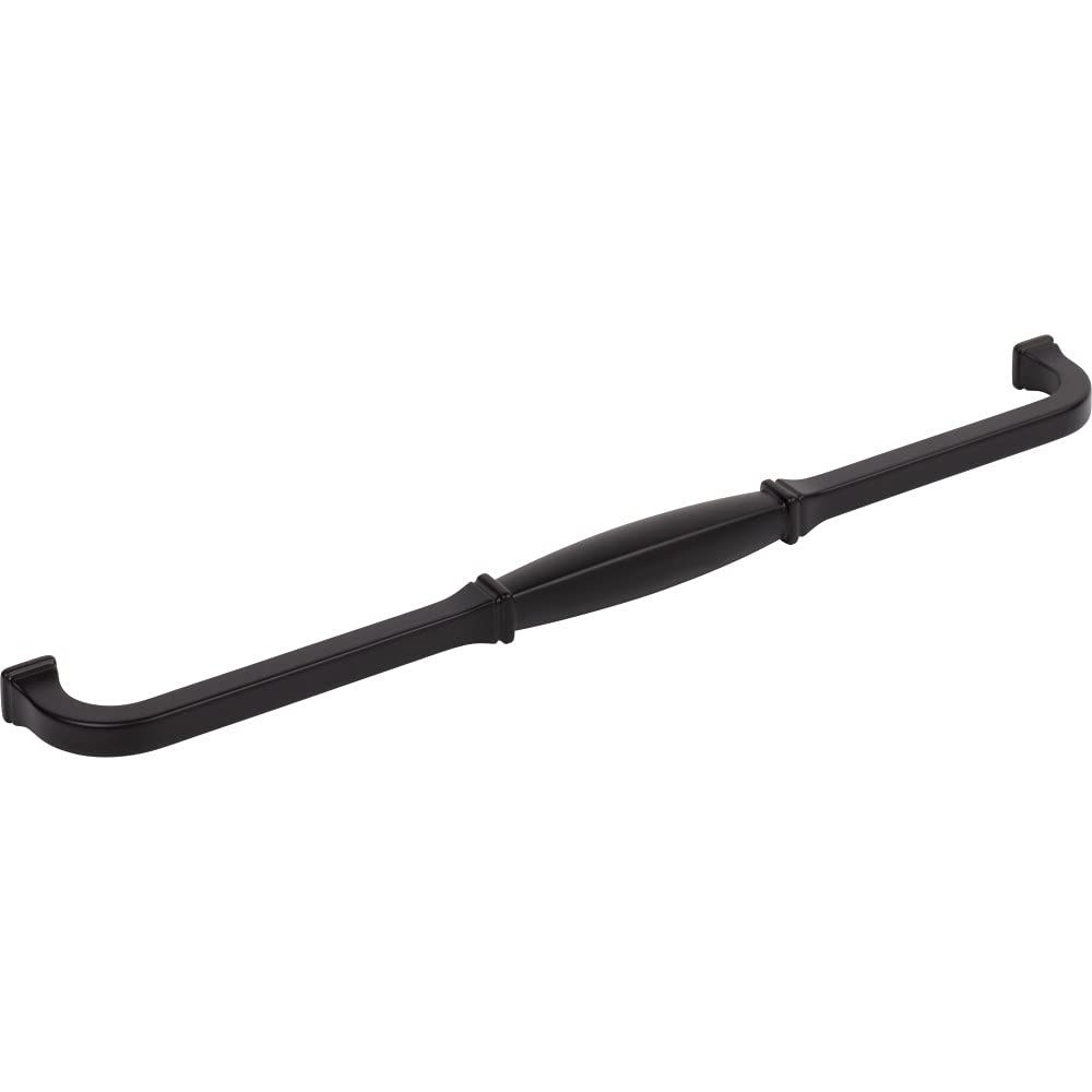 Jeffrey Alexander 278-305MB 305 mm Center-to-Center Matte Black Audrey Cabinet Pull