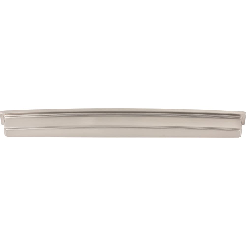 Jeffrey Alexander 141-305SN 305 mm Center Satin Nickel Square-to-Center Square Renzo Cabinet Cup Pull