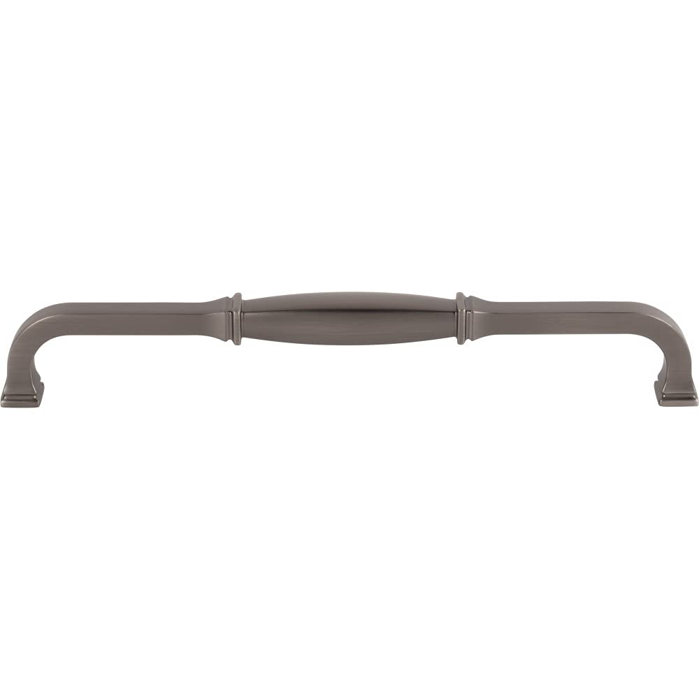 Jeffrey Alexander 278-224BNBDL 224 mm Center-to-Center Brushed Pewter Audrey Cabinet Pull
