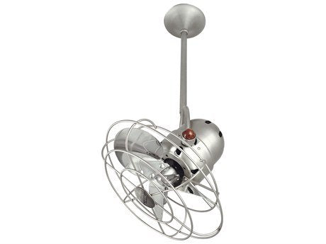 Matthews Fan BD-WH-MTL Bianca Direcional ceiling fan in Gloss White finish with metal blades.