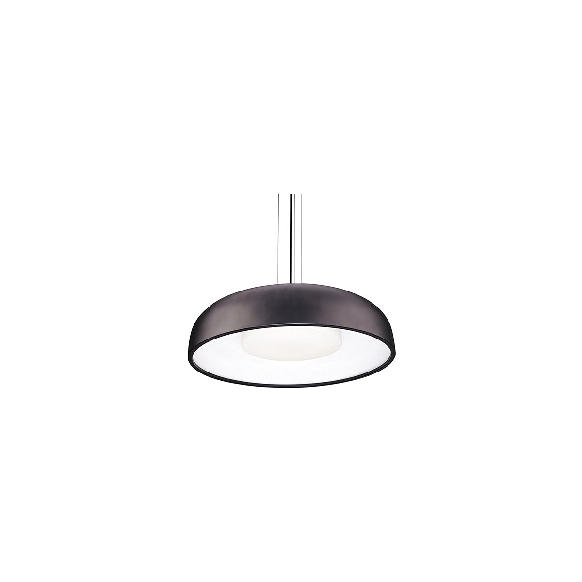 Kuzco PD13124-BK BEACON 24" PD Black 120V ELV LED 3000K 90CRI 60W
