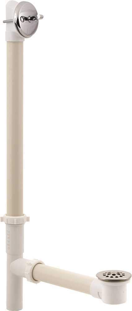 Gerber G0041513 Chrome Classics Pvc Trip Lever Drain for Roman Tub