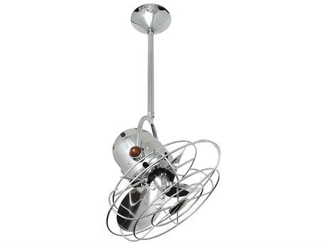 Matthews Fan BD-WH-MTL Bianca Direcional ceiling fan in Gloss White finish with metal blades.