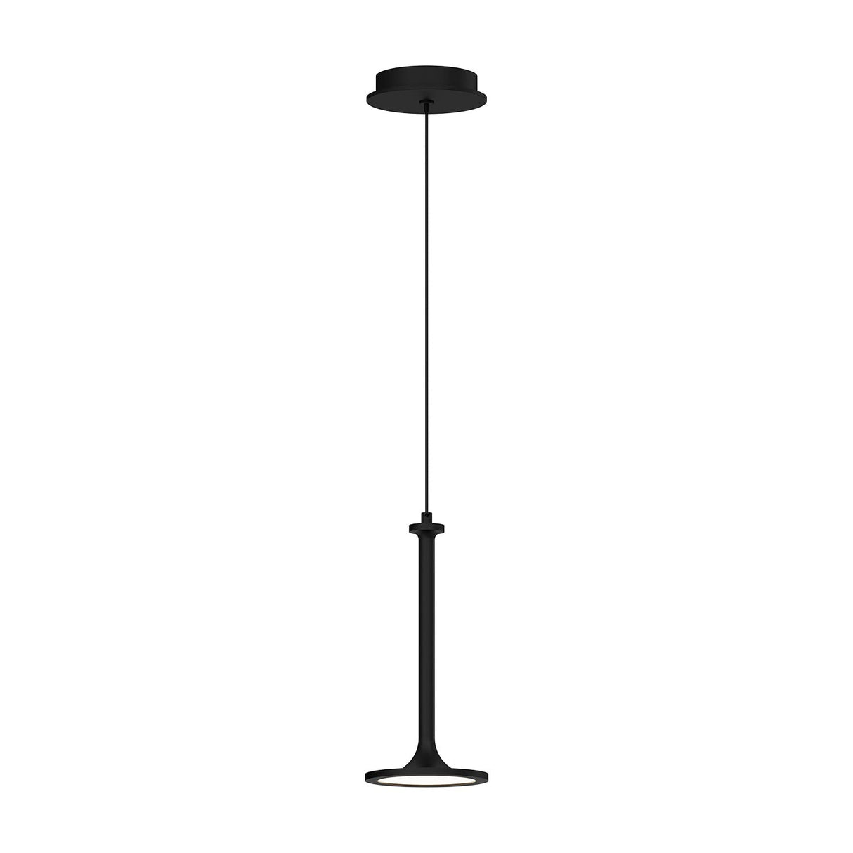 Alora PD418006MB ISSA 6" PENDANT MATTE BLACK 72" WIRE 120V TRIAC/ELV LED 3000K 90CRI 11W