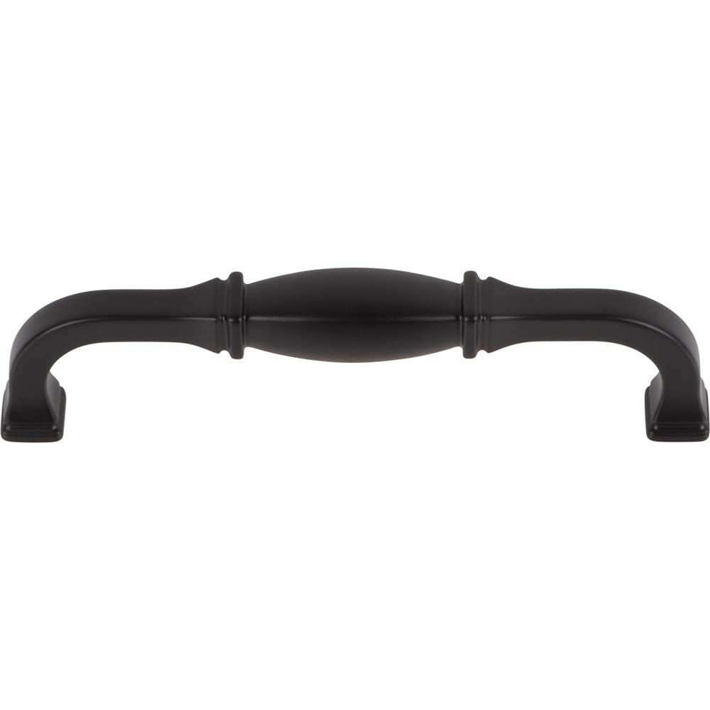 Jeffrey Alexander 278-128MB 128 mm Center-to-Center Matte Black Audrey Cabinet Pull