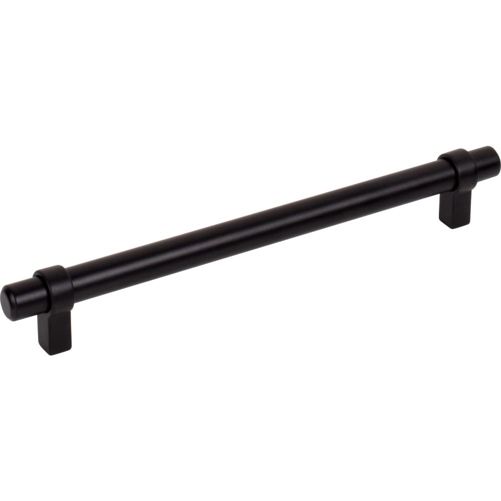 Jeffrey Alexander 5192MB 192 mm Center-to-Center Matte Black Key Grande Cabinet Bar Pull