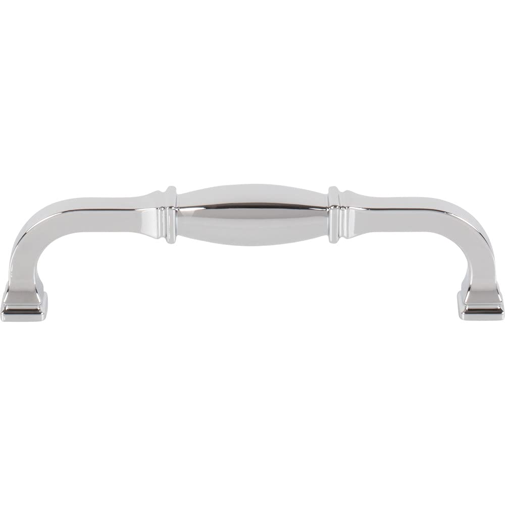 Jeffrey Alexander 278-128PC 128 mm Center-to-Center Polished Chrome Audrey Cabinet Pull
