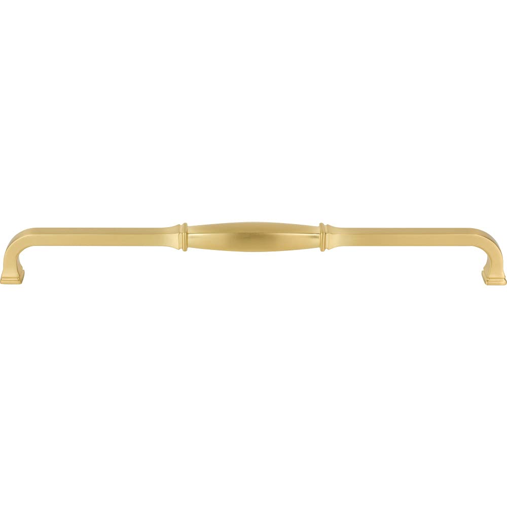 Jeffrey Alexander 278-305BG 305 mm Center-to-Center Brushed Gold Audrey Cabinet Pull