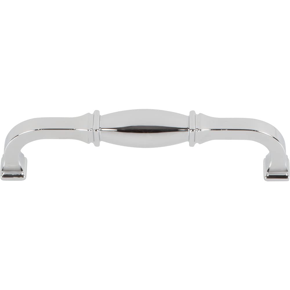 Jeffrey Alexander 278-128PC 128 mm Center-to-Center Polished Chrome Audrey Cabinet Pull