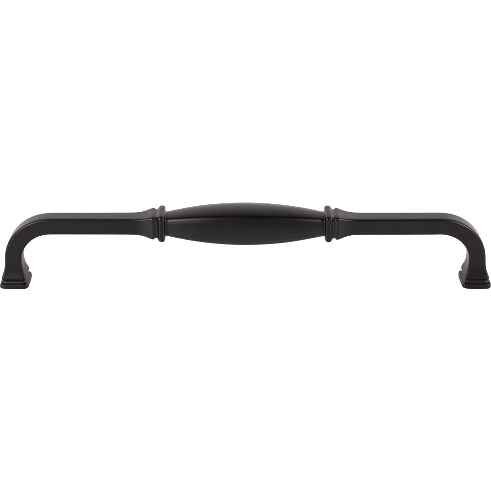 Jeffrey Alexander 278-12MB 12" Center-to-Center Matte Black Audrey Appliance Handle