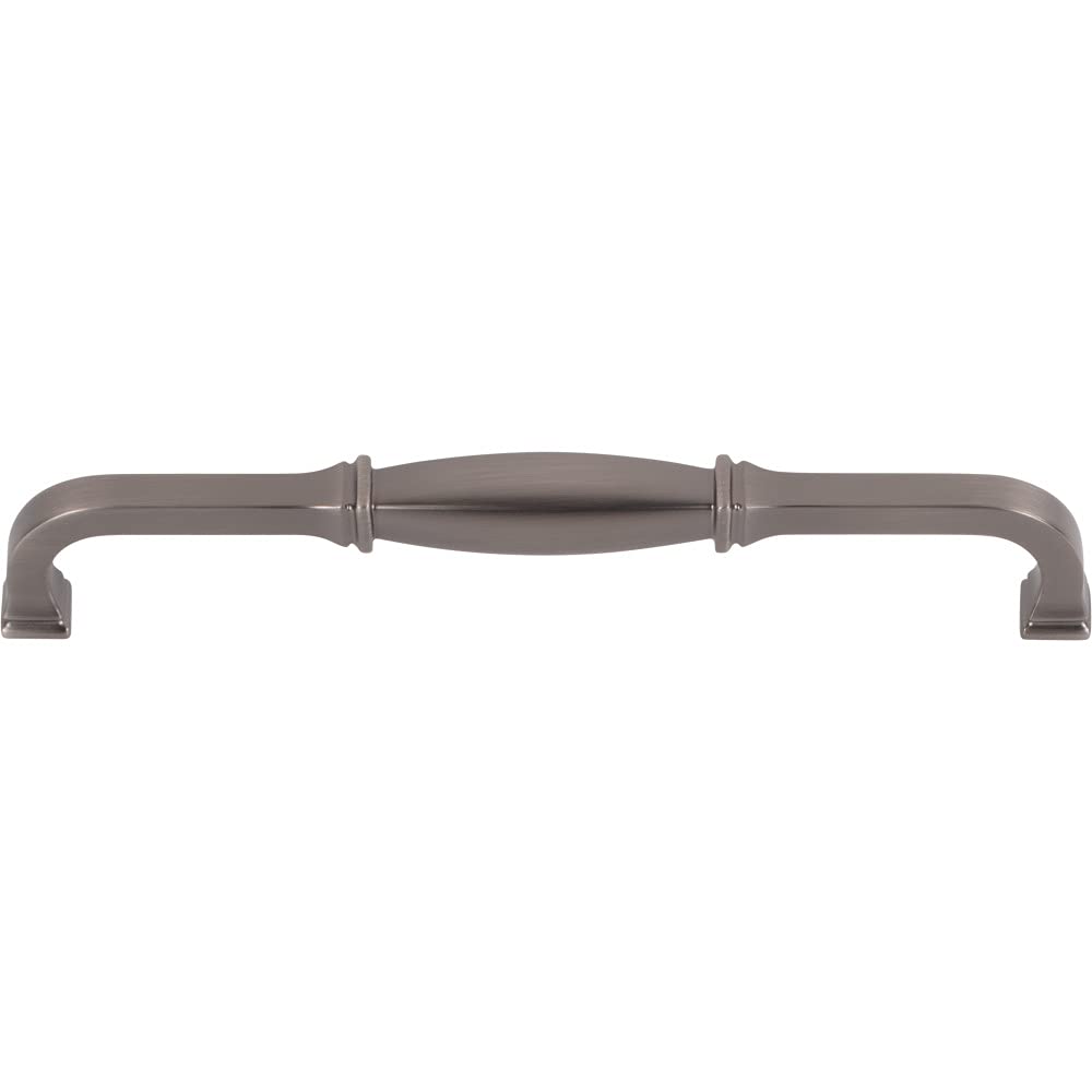 Jeffrey Alexander 278-192BNBDL 192 mm Center-to-Center Brushed Pewter Audrey Cabinet Pull