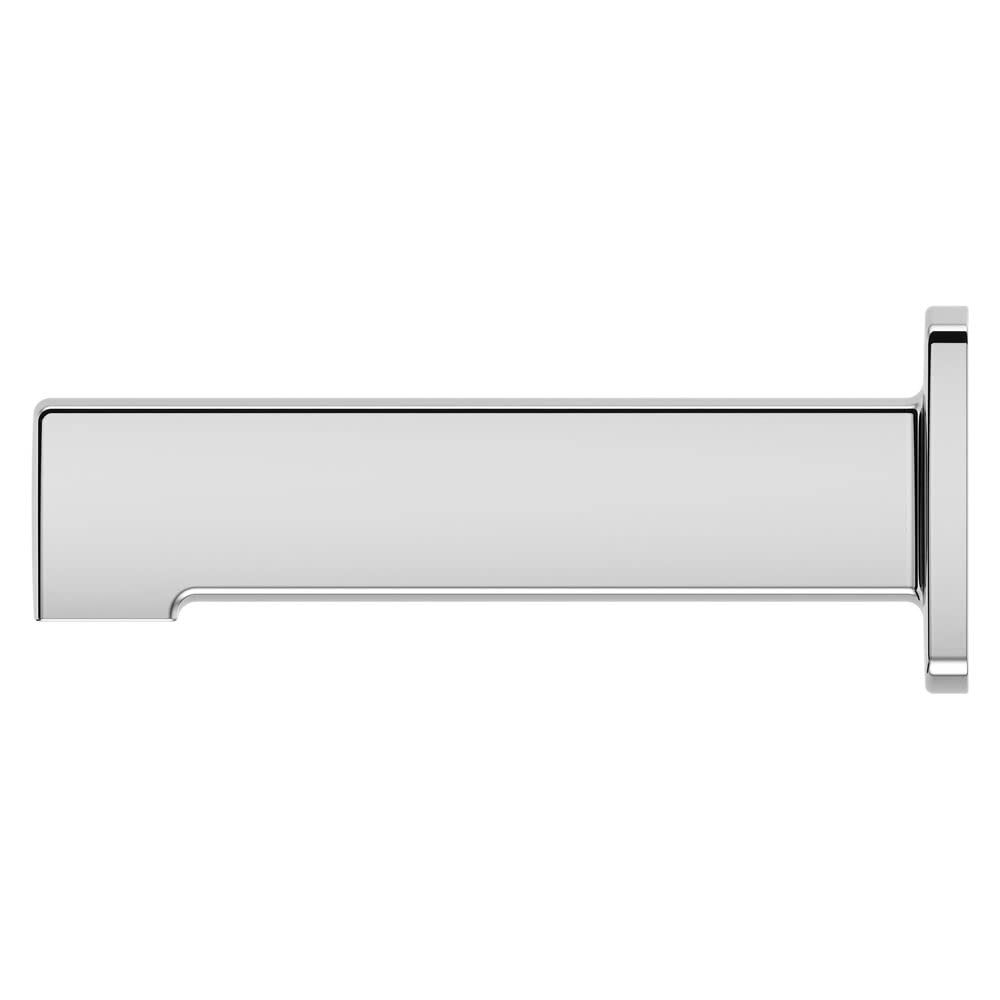 Squared Non-Diverting Tub Spout in Polished Chrome