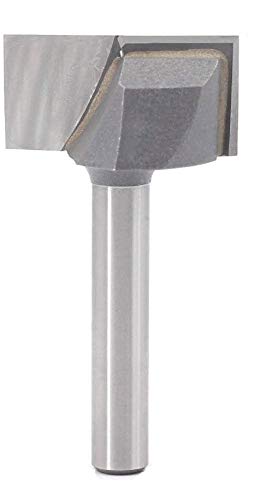 Cleaning Bottom Router Bits JESTUOUS 1/4 Inch Shank Diameter 1 Cutting Diameter 2 Flute Carbide Tipped Cutter Up Shear Flat Spoilboard Surfacing Planing Tool