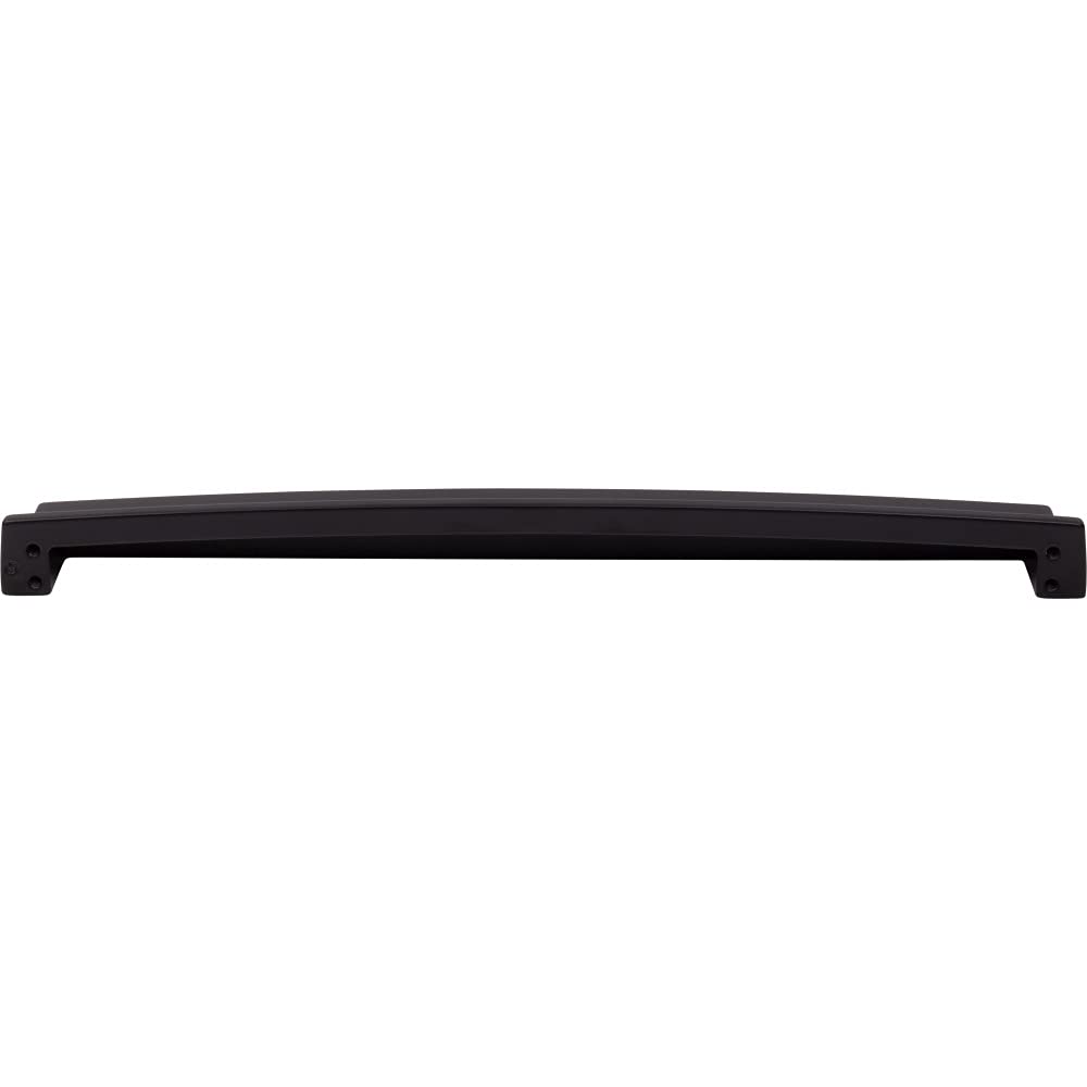 Jeffrey Alexander 141-305MB 305 mm Center Matte Black Square-to-Center Square Renzo Cabinet Cup Pull