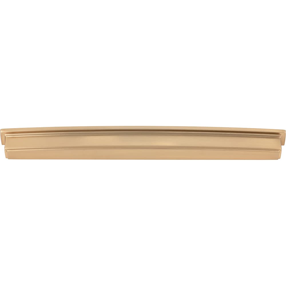 Jeffrey Alexander 141-305SBZ 305 mm Center Satin Bronze Square-to-Center Square Renzo Cabinet Cup Pull