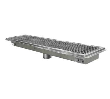 John Boos FTSG-1872 18X72 14G SS FLOOR TROUGH-SS GRAT-