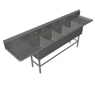 John Boos 44PB1824-2D24 4-18X24X12 W/24" DB L&R 14GA