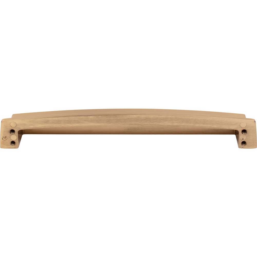 Jeffrey Alexander 141-192SBZ 192 mm Center Satin Bronze Square-to-Center Square Renzo Cabinet Cup Pull