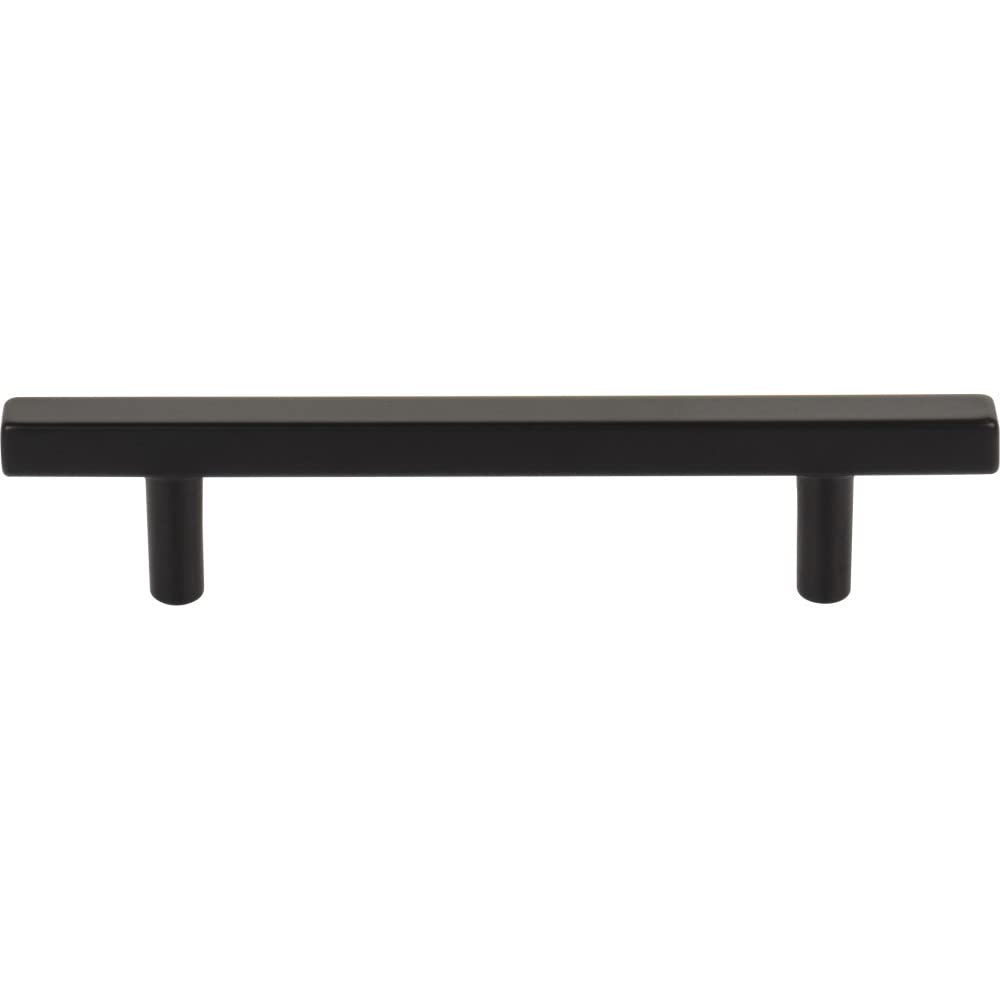 Jeffrey Alexander 845-96MB 96 mm Center-to-Center Matte Black Square Dominique Cabinet Bar Pull