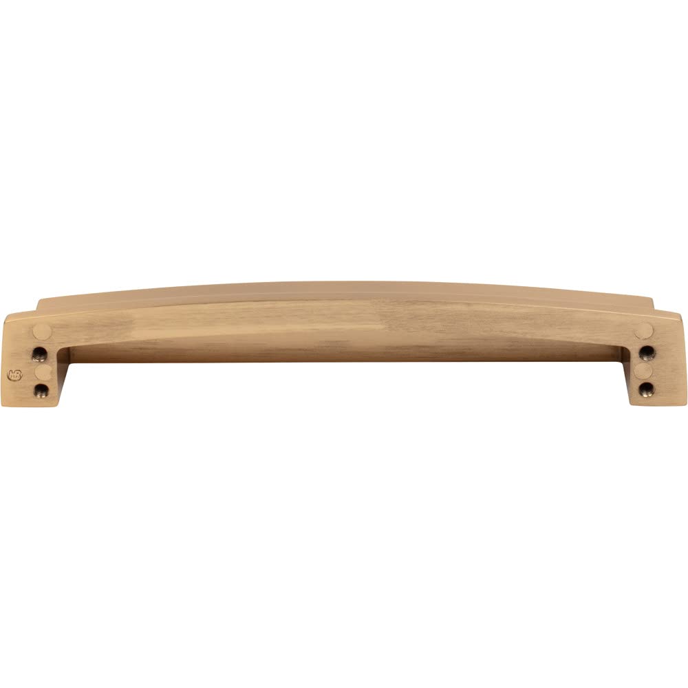 Jeffrey Alexander 141-160SBZ 160 mm Center Satin Bronze Square-to-Center Square Renzo Cabinet Cup Pull