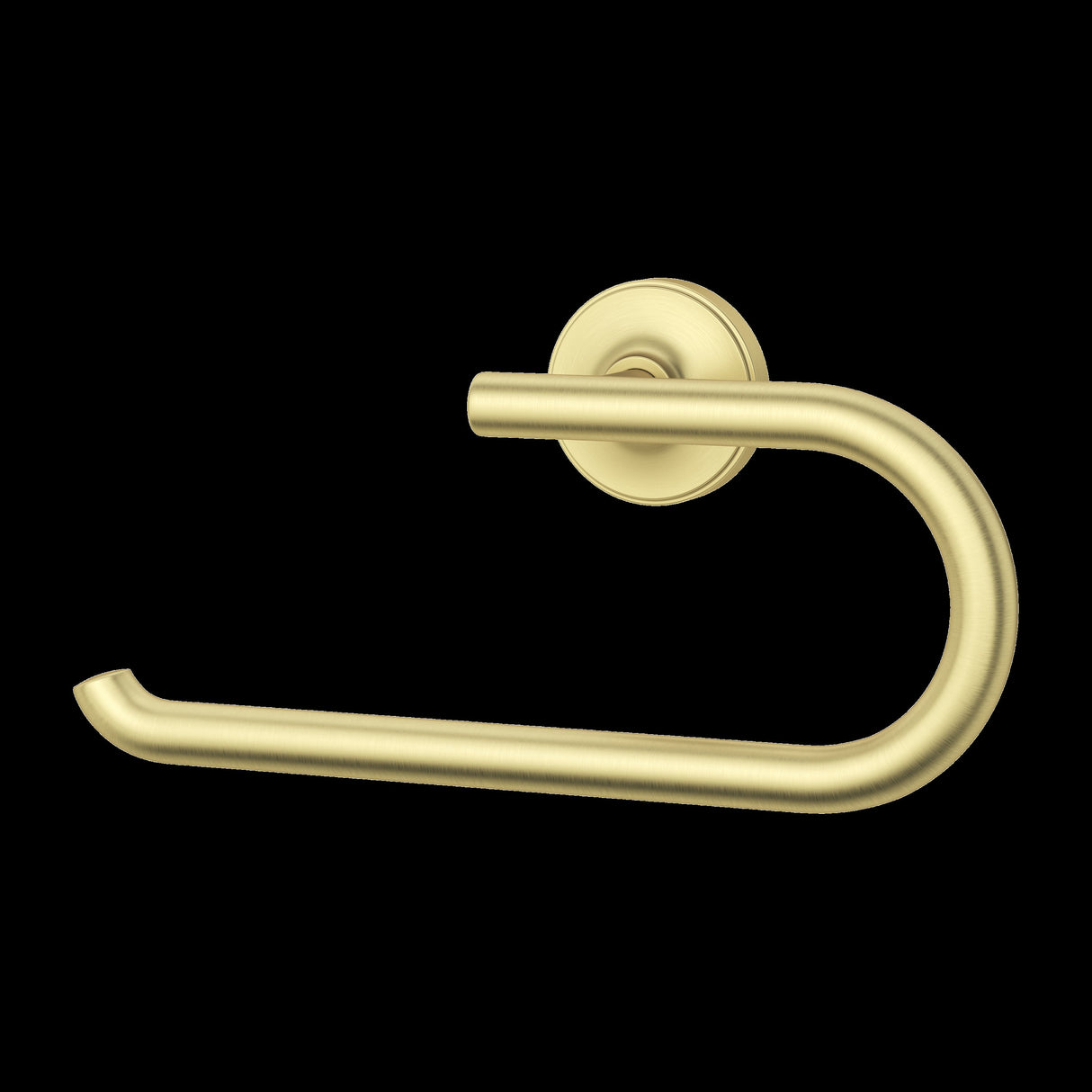 Tenet Towel Ring in Brushed Gold