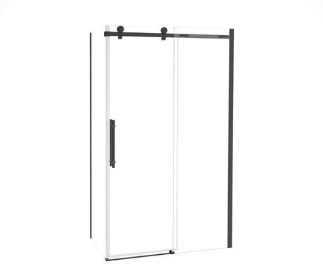 MAAX 107545-900-340-000 Odyssey SC 48" x 32" x 78" 8mm Sliding Shower Door for Corner Installation with Clear glass in Matte Black
