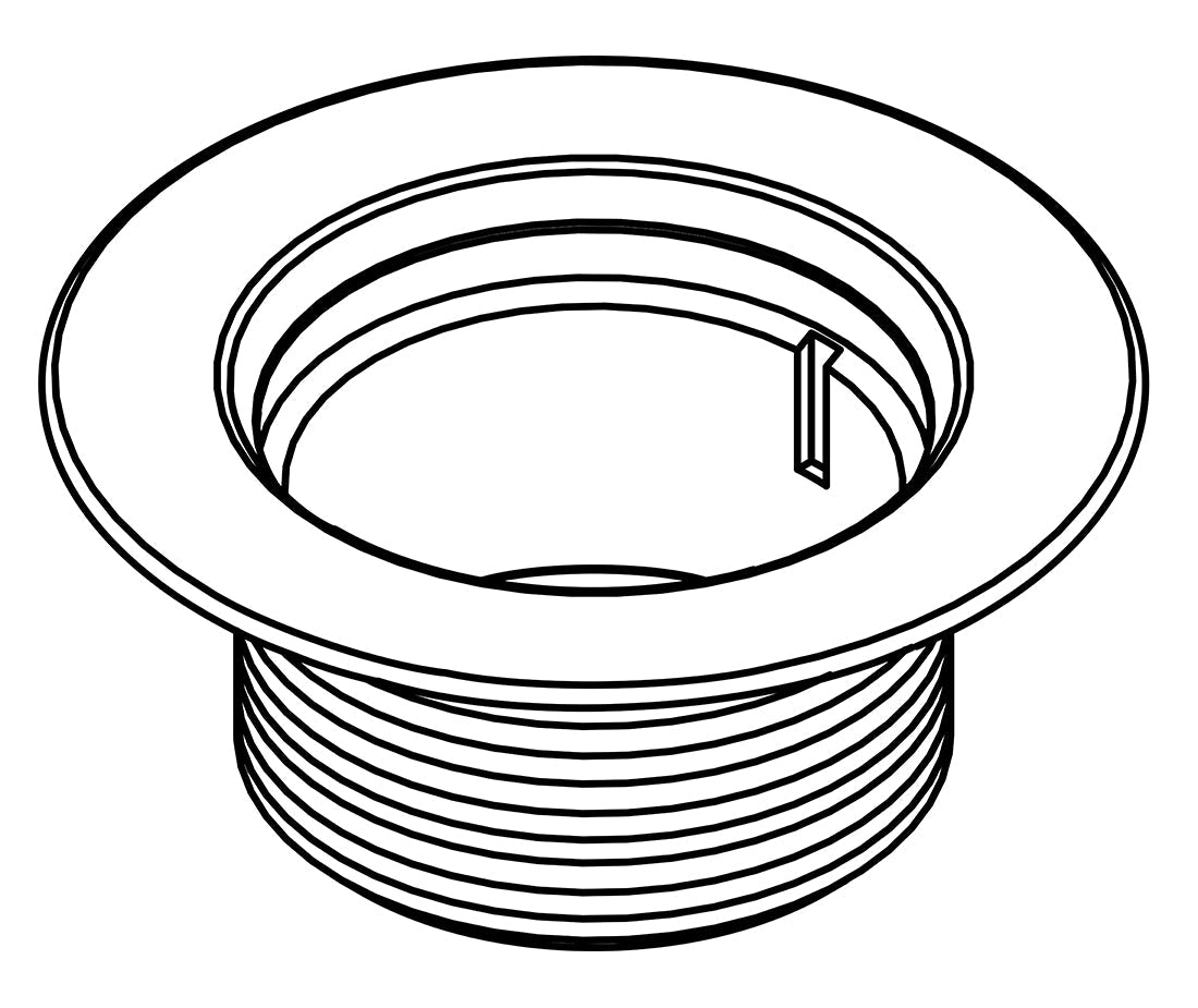 Central Brass 3362 Strainer Plug Body in Polished Chrome