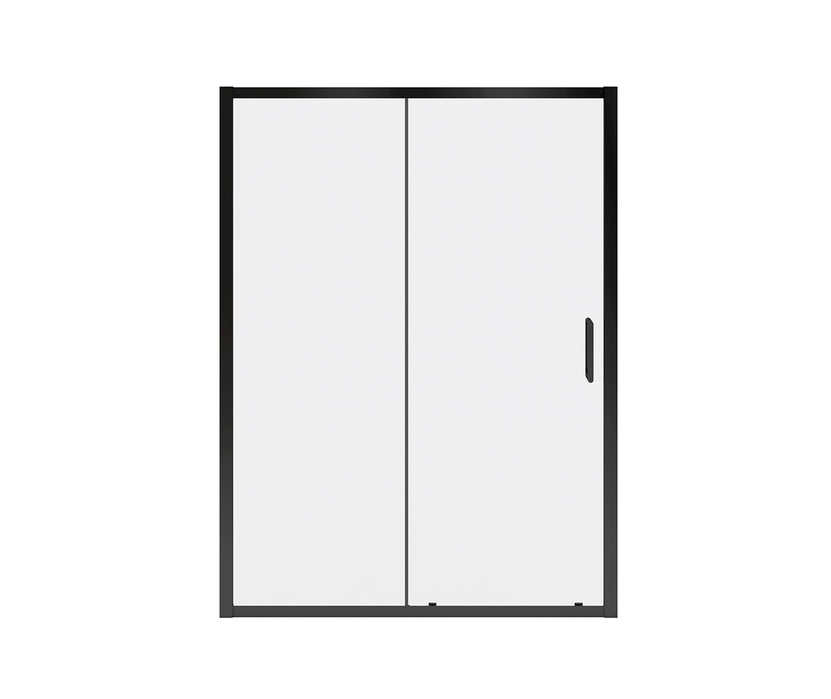 MAAX 135238-900-340-000 Connect Pro 57-58 ½ x 76 in. 6mm Sliding Shower Door for Alcove Installation with Clear glass in Matte Black