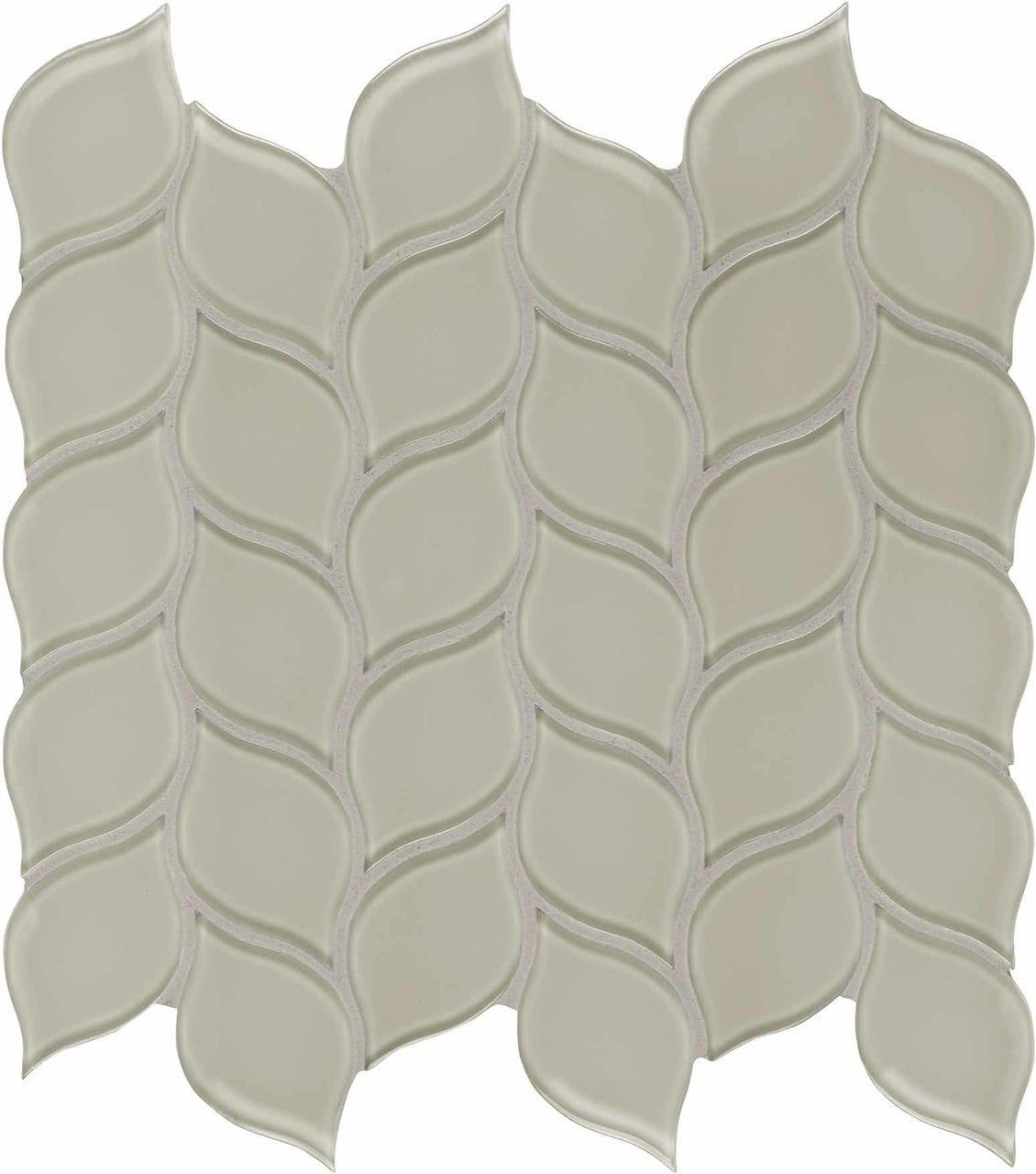 Anatolia Tile Element Earth Petal Glass Mosaics. 1 Sheet = .94 Sq. Ft. 3001-0038-0 (35-133) - premium natural stone mosaic tile from Anatolia Tile, available at PoshHaus showroom in Keene, NH