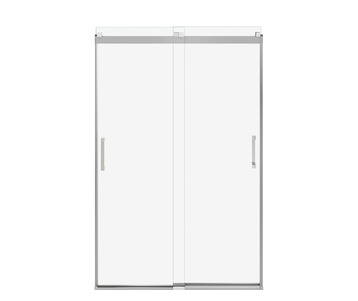 MAAX 135693-900-084-000 Revelation Square 44-47 x 70 ½-73 in. 8mm Bypass Shower Door for Alcove Installation with Clear glass in Chrome