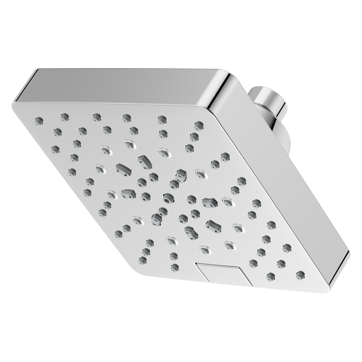 Modern Square Showerhead in Polished Chrome
