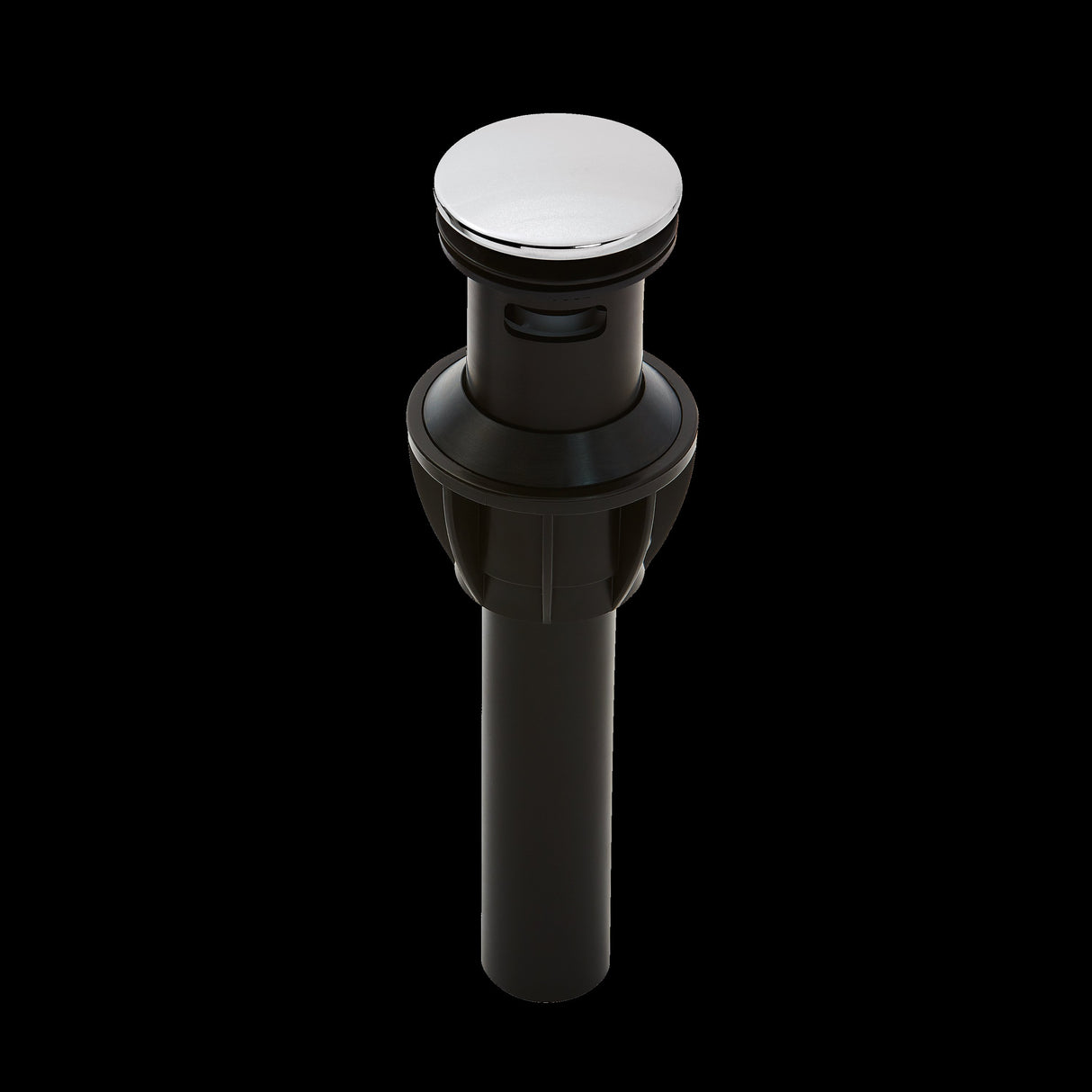 Push and Seal Drain Assembly in Polished Chrome