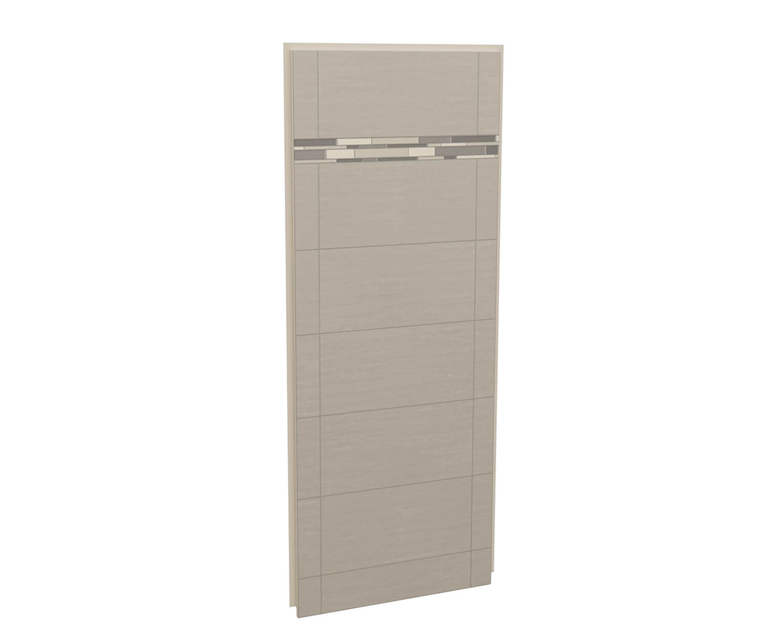 MAAX 103409-300-502 Utile 32 in. Composite Direct-to-Stud Side Wall in Origin Greige